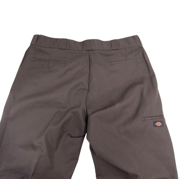 Dickies Mens Brown Loose Fit Flat Front Work Pant SZ 42X30  Industrial Wear - Picture 10 of 14
